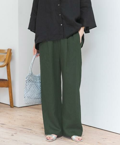 URBAN RESEARCH DOORS / アーバンリサーチ ドアーズ その他パンツ | リネンイージーパンツ | 詳細3