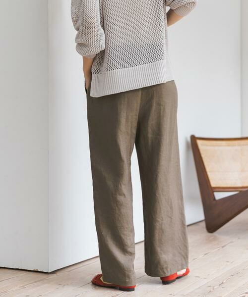 URBAN RESEARCH DOORS / アーバンリサーチ ドアーズ その他パンツ | リネンイージーパンツ | 詳細10