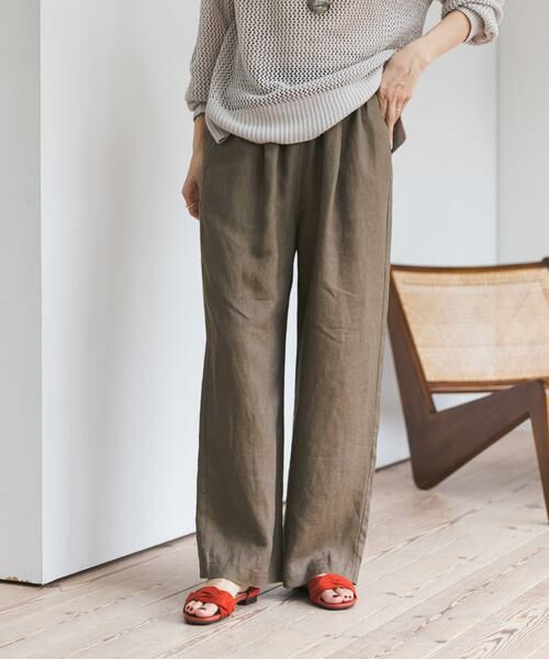 URBAN RESEARCH DOORS / アーバンリサーチ ドアーズ その他パンツ | リネンイージーパンツ | 詳細13