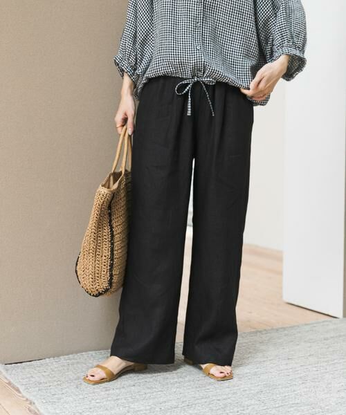 URBAN RESEARCH DOORS / アーバンリサーチ ドアーズ その他パンツ | リネンイージーパンツ | 詳細18