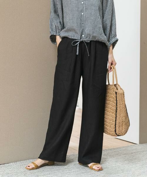 URBAN RESEARCH DOORS / アーバンリサーチ ドアーズ その他パンツ | リネンイージーパンツ | 詳細20