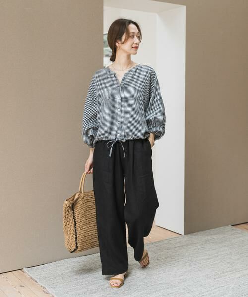 URBAN RESEARCH DOORS / アーバンリサーチ ドアーズ その他パンツ | リネンイージーパンツ | 詳細22