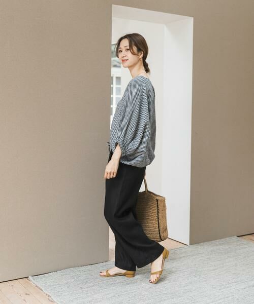 URBAN RESEARCH DOORS / アーバンリサーチ ドアーズ その他パンツ | リネンイージーパンツ | 詳細23