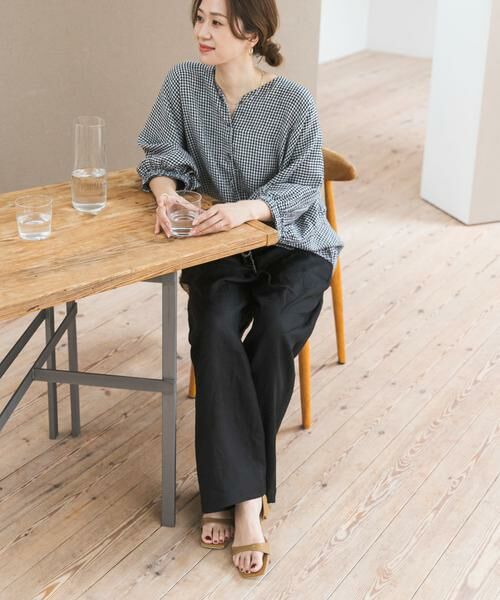 URBAN RESEARCH DOORS / アーバンリサーチ ドアーズ その他パンツ | リネンイージーパンツ | 詳細24