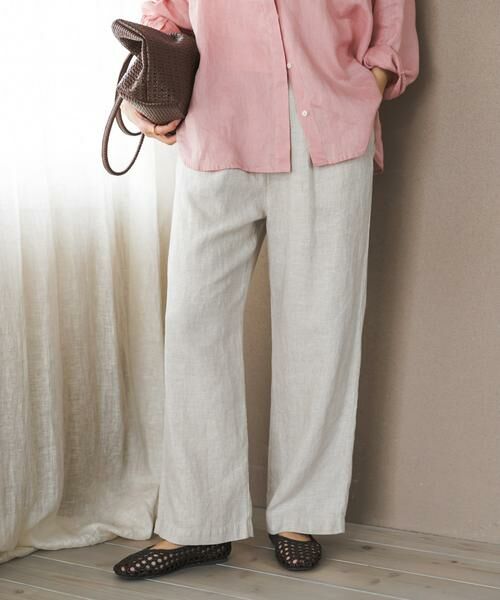 URBAN RESEARCH DOORS / アーバンリサーチ ドアーズ その他パンツ | リネンイージーパンツ | 詳細27