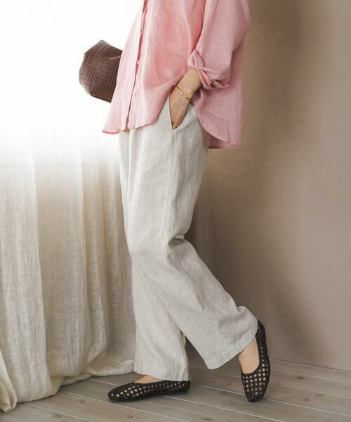 URBAN RESEARCH DOORS / アーバンリサーチ ドアーズ その他パンツ | リネンイージーパンツ | 詳細28