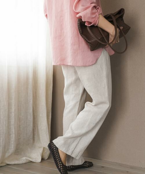 URBAN RESEARCH DOORS / アーバンリサーチ ドアーズ その他パンツ | リネンイージーパンツ | 詳細30