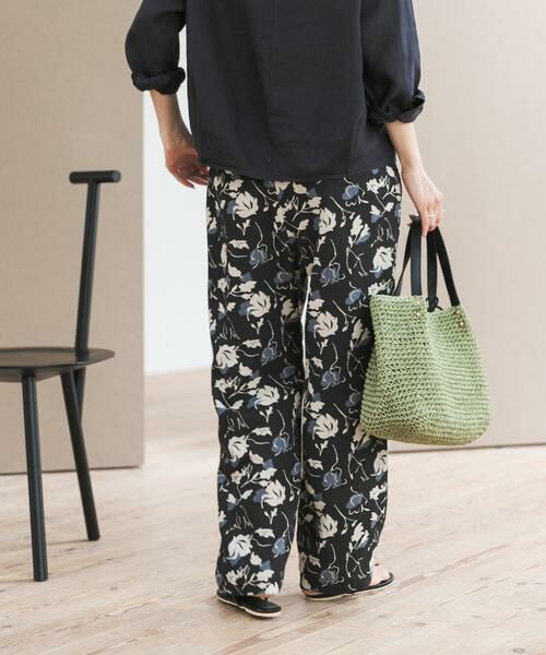 URBAN RESEARCH DOORS / アーバンリサーチ ドアーズ その他パンツ | 『WEB限定』リネンリヨセルプリントイージーパンツ | 詳細3