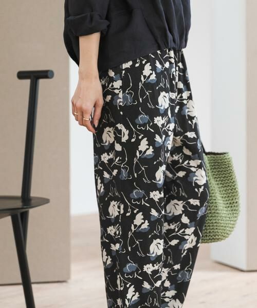 URBAN RESEARCH DOORS / アーバンリサーチ ドアーズ その他パンツ | 『WEB限定』リネンリヨセルプリントイージーパンツ | 詳細5