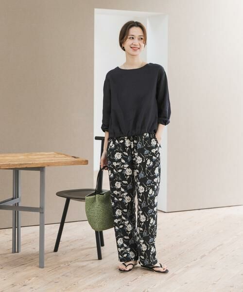 URBAN RESEARCH DOORS / アーバンリサーチ ドアーズ その他パンツ | 『WEB限定』リネンリヨセルプリントイージーパンツ | 詳細6