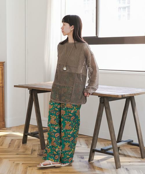 URBAN RESEARCH DOORS / アーバンリサーチ ドアーズ その他パンツ | アソートプリントイージーパンツ | 詳細7