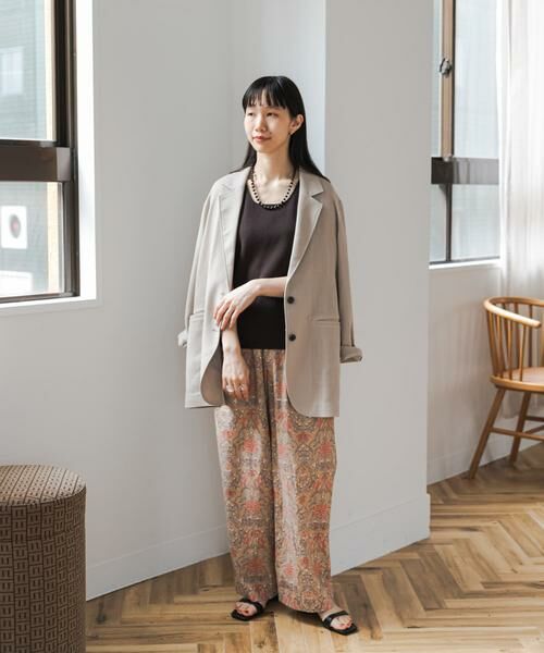 URBAN RESEARCH DOORS / アーバンリサーチ ドアーズ その他パンツ | アソートプリントイージーパンツ | 詳細15