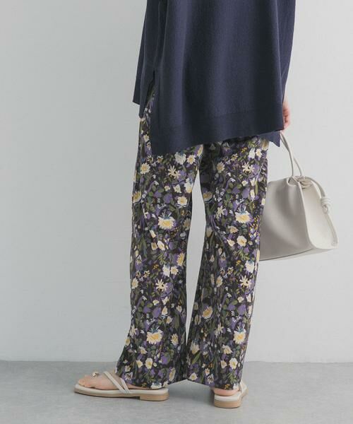 URBAN RESEARCH DOORS / アーバンリサーチ ドアーズ その他パンツ | 『WEB/一部店舗限定カラー』フラワープリントイージーパンツ | 詳細2