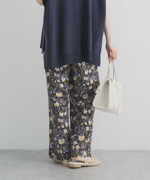 URBAN RESEARCH DOORS / アーバンリサーチ ドアーズ その他パンツ | 『WEB/一部店舗限定カラー』フラワープリントイージーパンツ | 詳細3