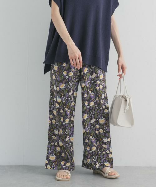 URBAN RESEARCH DOORS / アーバンリサーチ ドアーズ その他パンツ | 『WEB/一部店舗限定カラー』フラワープリントイージーパンツ | 詳細5