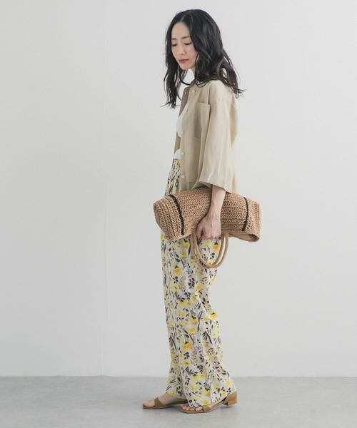 URBAN RESEARCH DOORS / アーバンリサーチ ドアーズ その他パンツ | 『WEB/一部店舗限定カラー』フラワープリントイージーパンツ | 詳細21