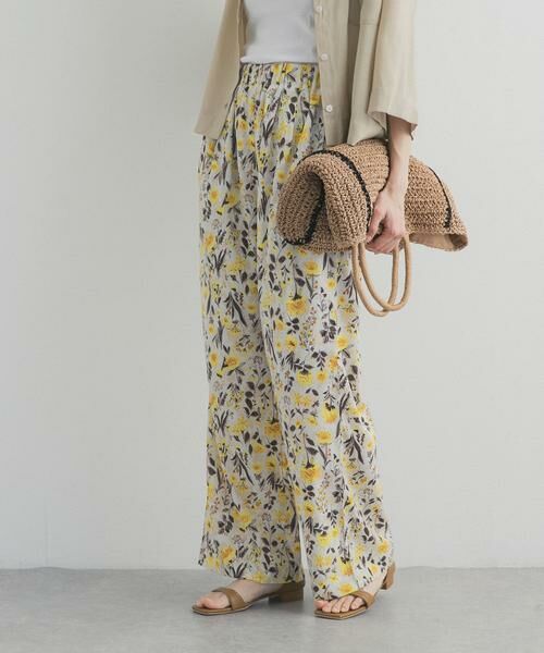 URBAN RESEARCH DOORS / アーバンリサーチ ドアーズ その他パンツ | 『WEB/一部店舗限定カラー』フラワープリントイージーパンツ | 詳細12