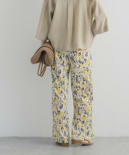 URBAN RESEARCH DOORS / アーバンリサーチ ドアーズ その他パンツ | 『WEB/一部店舗限定カラー』フラワープリントイージーパンツ | 詳細13