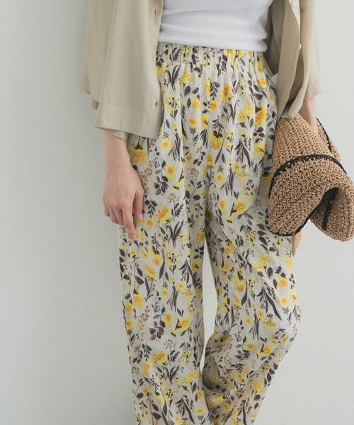 URBAN RESEARCH DOORS / アーバンリサーチ ドアーズ その他パンツ | 『WEB/一部店舗限定カラー』フラワープリントイージーパンツ | 詳細15