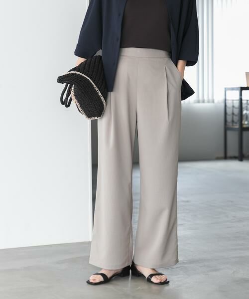 URBAN RESEARCH DOORS / アーバンリサーチ ドアーズ その他パンツ | 『UR TECH』完声/涼フロントタックEZパンツ | 詳細17