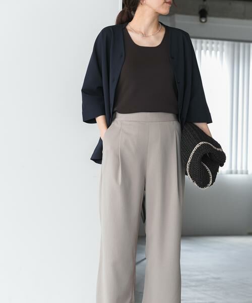 URBAN RESEARCH DOORS / アーバンリサーチ ドアーズ その他パンツ | 『UR TECH』完声/涼フロントタックEZパンツ | 詳細19