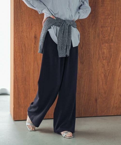 URBAN RESEARCH DOORS / アーバンリサーチ ドアーズ その他パンツ | 『仁村紗和さん着用』『3サイズ展開』『UR TECH』完声/涼ギャザーワイドパンツ | 詳細1