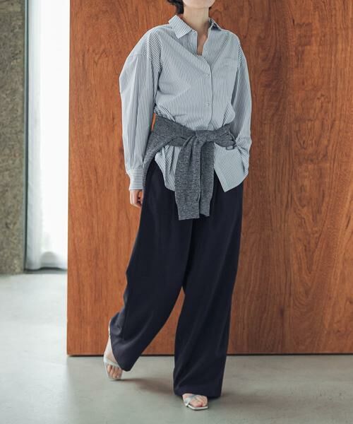URBAN RESEARCH DOORS / アーバンリサーチ ドアーズ その他パンツ | 『仁村紗和さん着用』『3サイズ展開』『UR TECH』完声/涼ギャザーワイドパンツ | 詳細2