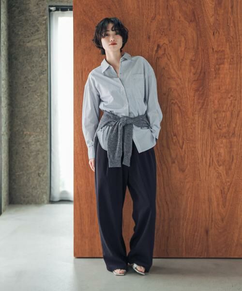 URBAN RESEARCH DOORS / アーバンリサーチ ドアーズ その他パンツ | 『仁村紗和さん着用』『3サイズ展開』『UR TECH』完声/涼ギャザーワイドパンツ | 詳細5