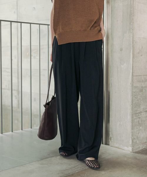 URBAN RESEARCH DOORS / アーバンリサーチ ドアーズ その他パンツ | 『仁村紗和さん着用』『3サイズ展開』『UR TECH』完声/涼ギャザーワイドパンツ | 詳細12