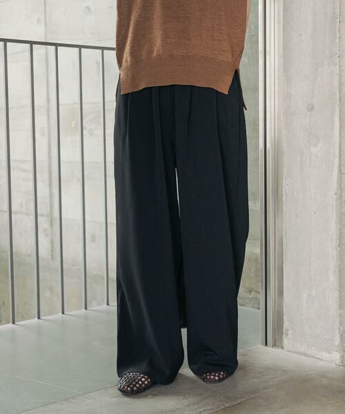 URBAN RESEARCH DOORS / アーバンリサーチ ドアーズ その他パンツ | 『仁村紗和さん着用』『3サイズ展開』『UR TECH』完声/涼ギャザーワイドパンツ | 詳細13