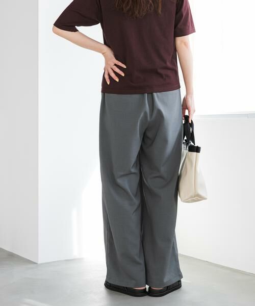 URBAN RESEARCH DOORS / アーバンリサーチ ドアーズ その他パンツ | 『UR TECH』完声/涼ギャザーワイドパンツ | 詳細6