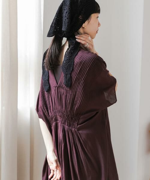 URBAN RESEARCH DOORS / アーバンリサーチ ドアーズ ワンピース | ピンタックギャザーワンピース | 詳細7