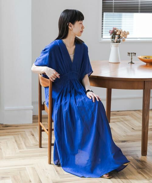 URBAN RESEARCH DOORS / アーバンリサーチ ドアーズ ワンピース | ピンタックギャザーワンピース | 詳細10