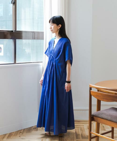 URBAN RESEARCH DOORS / アーバンリサーチ ドアーズ ワンピース | ピンタックギャザーワンピース | 詳細13