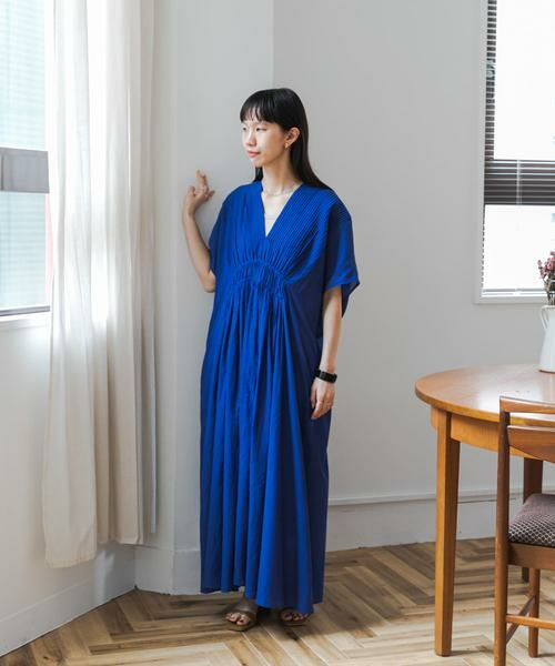 URBAN RESEARCH DOORS / アーバンリサーチ ドアーズ ワンピース | ピンタックギャザーワンピース | 詳細14