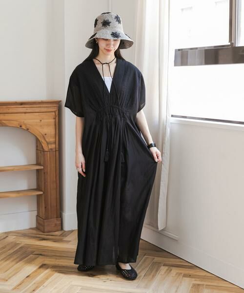 URBAN RESEARCH DOORS / アーバンリサーチ ドアーズ ワンピース | ピンタックギャザーワンピース | 詳細23