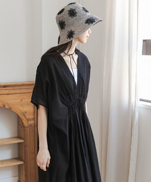 URBAN RESEARCH DOORS / アーバンリサーチ ドアーズ ワンピース | ピンタックギャザーワンピース | 詳細27