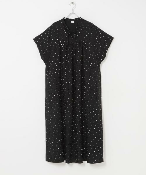 URBAN RESEARCH DOORS / アーバンリサーチ ドアーズ ワンピース | リネンリヨセルドットワンピース | 詳細8