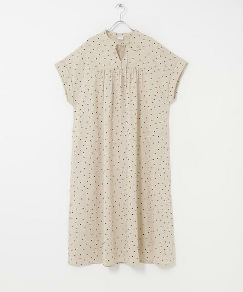 URBAN RESEARCH DOORS / アーバンリサーチ ドアーズ ワンピース | リネンリヨセルドットワンピース | 詳細17