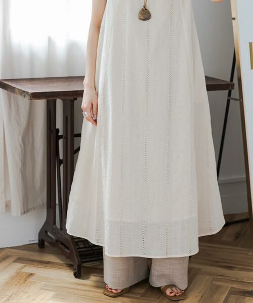 URBAN RESEARCH DOORS / アーバンリサーチ ドアーズ ワンピース | レースノースリーブワンピース | 詳細3