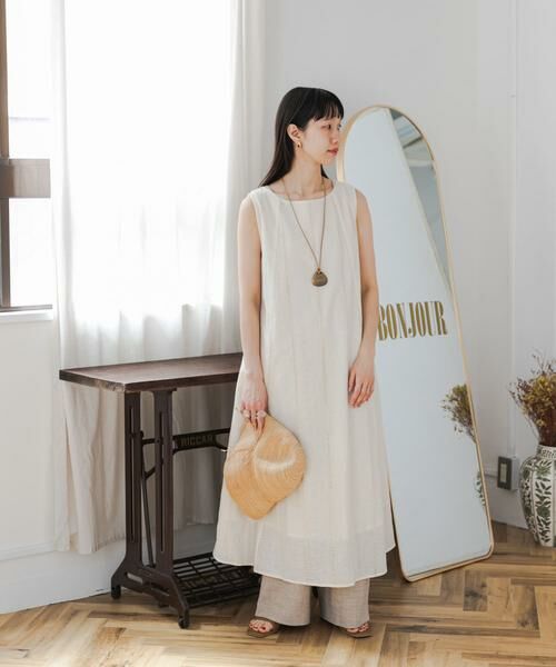 URBAN RESEARCH DOORS / アーバンリサーチ ドアーズ ワンピース | レースノースリーブワンピース | 詳細4