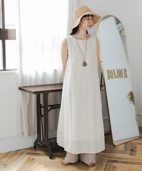 URBAN RESEARCH DOORS / アーバンリサーチ ドアーズ ワンピース | レースノースリーブワンピース | 詳細5