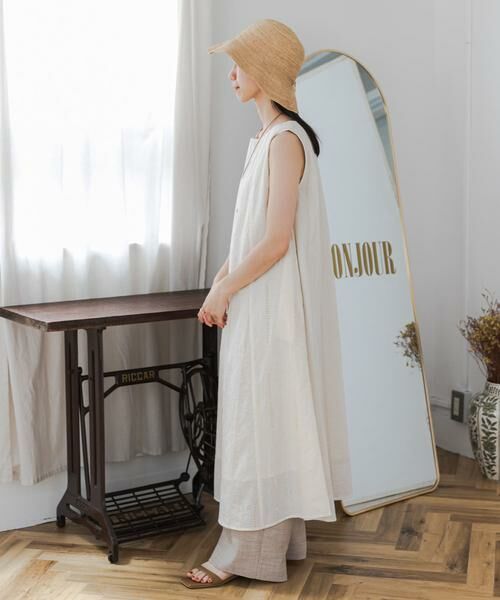 URBAN RESEARCH DOORS / アーバンリサーチ ドアーズ ワンピース | レースノースリーブワンピース | 詳細6