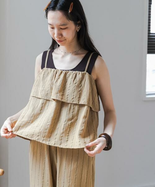 URBAN RESEARCH DOORS / アーバンリサーチ ドアーズ ワンピース | ラメストライプセットアップ | 詳細3
