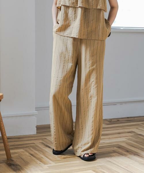 URBAN RESEARCH DOORS / アーバンリサーチ ドアーズ ワンピース | ラメストライプセットアップ | 詳細4