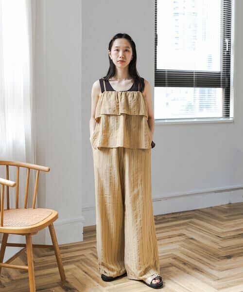 URBAN RESEARCH DOORS / アーバンリサーチ ドアーズ ワンピース | ラメストライプセットアップ | 詳細5