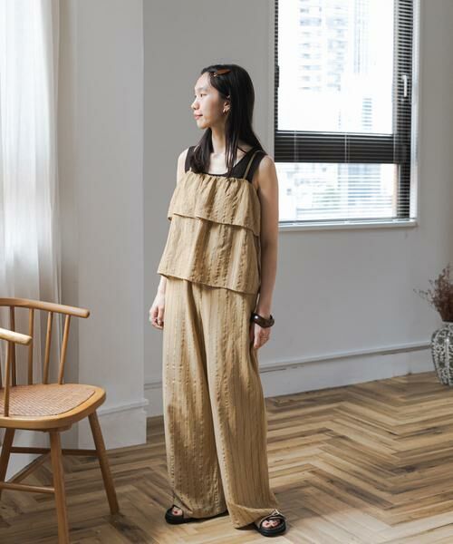 URBAN RESEARCH DOORS / アーバンリサーチ ドアーズ ワンピース | ラメストライプセットアップ | 詳細6