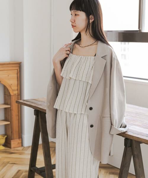 URBAN RESEARCH DOORS / アーバンリサーチ ドアーズ ワンピース | ラメストライプセットアップ | 詳細13