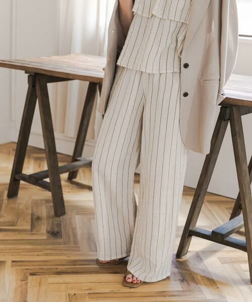 URBAN RESEARCH DOORS / アーバンリサーチ ドアーズ ワンピース | ラメストライプセットアップ | 詳細14