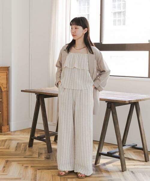 URBAN RESEARCH DOORS / アーバンリサーチ ドアーズ ワンピース | ラメストライプセットアップ | 詳細17